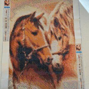 Horse Diamond Painting - Ready to be framed